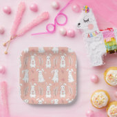 Pastel Easter Bunny Party Bord (Feest)