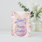 Pastel Easter card Briefkaart (Staand voorkant)