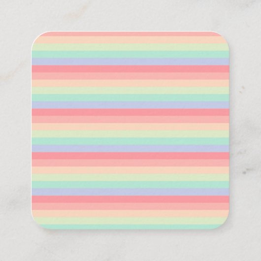 Pastel Easter Egg Bunny Baby shower Informatiekaartje (Achterkant)