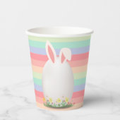 Pastel Easter Egg Bunny Baby shower Papieren Bekers (Voorkant)