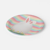 Pastel Easter Egg Bunny Baby shower Papieren Bordje (Gekanteld)