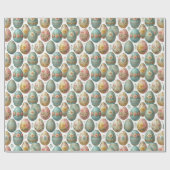  Pastel Easter Egg Delight Cadeaupapier (Vlak)