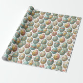  Pastel Easter Egg Delight Cadeaupapier (Uitgerold)