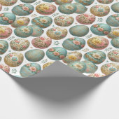 Pastel Easter Egg Delight Cadeaupapier (Hoek)