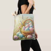 Pastel Easter Egg Hunt Tote Bag (Dichtbij)