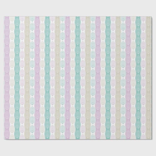 Pastel Easter Egg Pattern – Spring Holiday Design Cadeaupapier (Vlak)