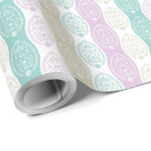 Pastel Easter Egg Pattern – Spring Holiday Design Cadeaupapier (Rol Hoek)