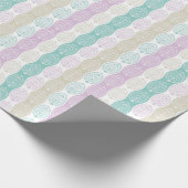Pastel Easter Egg Pattern – Spring Holiday Design Cadeaupapier (Hoek)