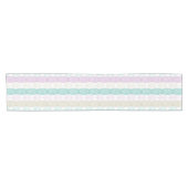 Pastel Easter Egg Pattern – Spring Holiday Design Korte Tafelloper (Horizontaal)