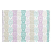 Pastel Easter Egg Pattern – Spring Holiday Design Kussensloop (Achterkant)