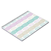 Pastel Easter Egg Pattern – Spring Holiday Design Notitieboek (Linkerzijde)