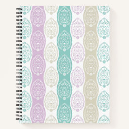 Pastel Easter Egg Pattern – Spring Holiday Design Notitieboek