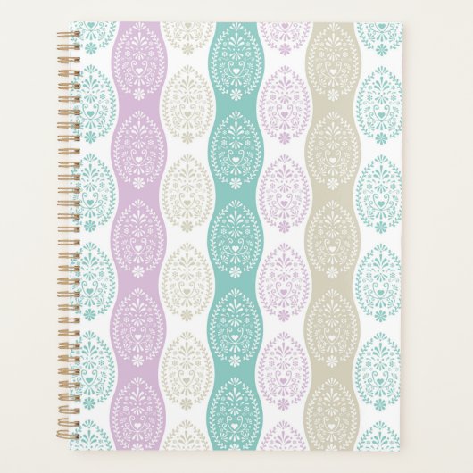 Pastel Easter Egg Pattern – Spring Holiday Design Planner (Voorkant)