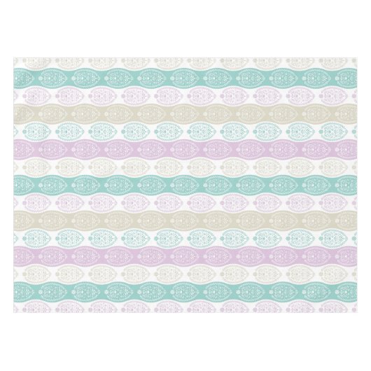 Pastel Easter Egg Pattern – Spring Holiday Design Tafelkleed (Voorkant (Horizontaal))