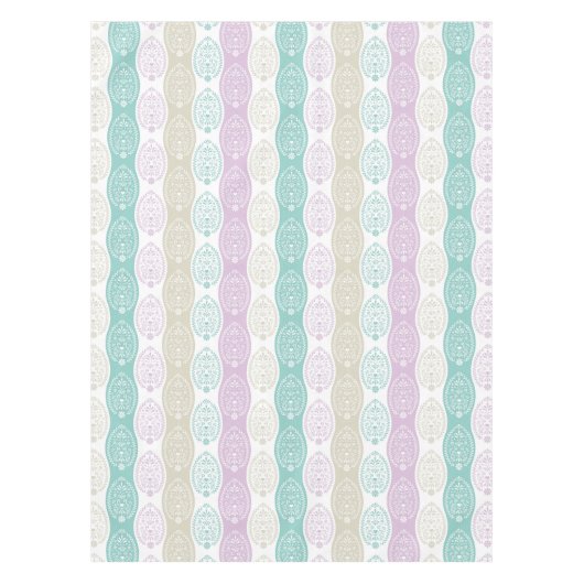 Pastel Easter Egg Pattern – Spring Holiday Design Tafelkleed (Voorkant)