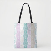 Pastel Easter Egg Pattern – Spring Holiday Design Tote Bag (Voorkant)