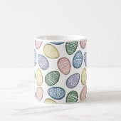 Pastel Easter Eggs Coffee Mok (Center)