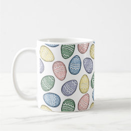 Pastel Easter Eggs Coffee Mok