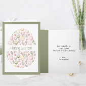 Pastel Easter Eggs Custom Happy Easter Feestdagen Kaart