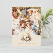 Pastel Easter Eggs Design with Photo Personalized Feestdagenkaart (Staand voorkant)