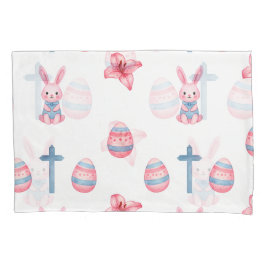 Pastel Easter Parade – Seamless Bunny Kussensloop