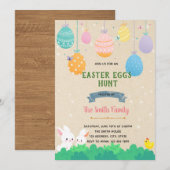 Pastel-easter-partijuitnodiging Bedankkaart (Voorkant / Achterkant)