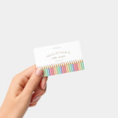 Pastel Educator ID-badge voor docenten Badge (Handheld)