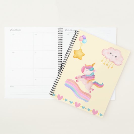 Pastel Eenhoorn Droom Notitieboek (Display)