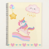Pastel Eenhoorn Droom Notitieboek (Voorkant)