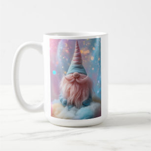 Pastel Eenhoorn Gnoom / Gonk met pluizige roze baa Koffiemok