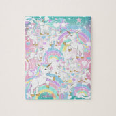 Pastel Eenhoorn Jigsaw Puzzel (Verticaal)