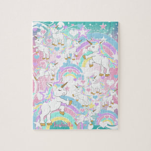 Pastel Eenhoorn Jigsaw Puzzel