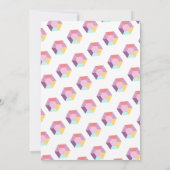 Pastel eenhoorn magie is overal verjaardag kaart (Achterkant)