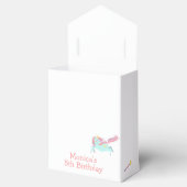 Pastel eenhoorn magie is rond de verjaardag bedankdoosjes (Geopend)