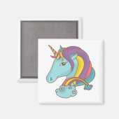 Pastel Eenhoorn Magneet (Voorkant / Achterkant)