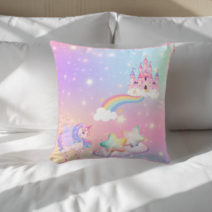 Pastel Eenhoorn Prinses Kussensloop Kussen