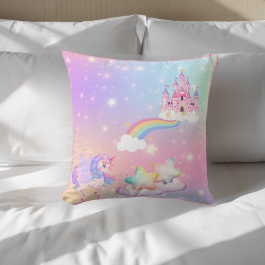 Pastel Eenhoorn Prinses Kussensloop Kussen