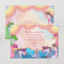 Pastel eenhoorn regenboog Kinder verjaardag