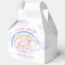 Pastel Eenhoorn Ster Regenboog Sprookje Baby Showe