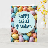 Pastel Egg Easter Card Kaart (Gele Bloem)