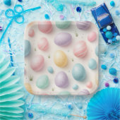Pastel Eier Papier Feestbord Papieren Bordje (Feest)