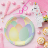 Pastel eieren Paasfeest papier borden Papieren Bordje (Feest)