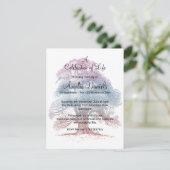 Pastel Eiken Boom Viering van het Leven Kaart (Staand voorkant)