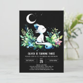 Pastel Elegant Cat Verjaardag Kaart (Staand voorkant)