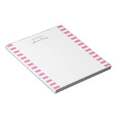 Pastel Elegant Classic Script Geweldige ideeën Fem Notitieblok (Schuin)