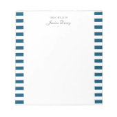 Pastel Elegant Classic Script Ideeën Homme Notitieblok (Voorkant)