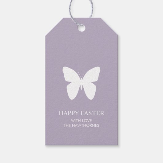Pastel Elegant Easter Cadeaulabel (Voorkant)