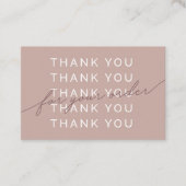 Pastel Elegant & Minimalistisch Modern Hartelijk d Visitekaartje (Voorkant)