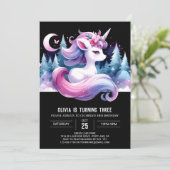 Pastel Elegant Paard Verjaardag Kaart (Staand voorkant)