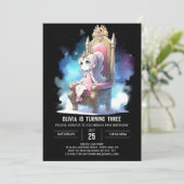 Pastel Elegant Prinses Verjaardag Kaart (Staand voorkant)